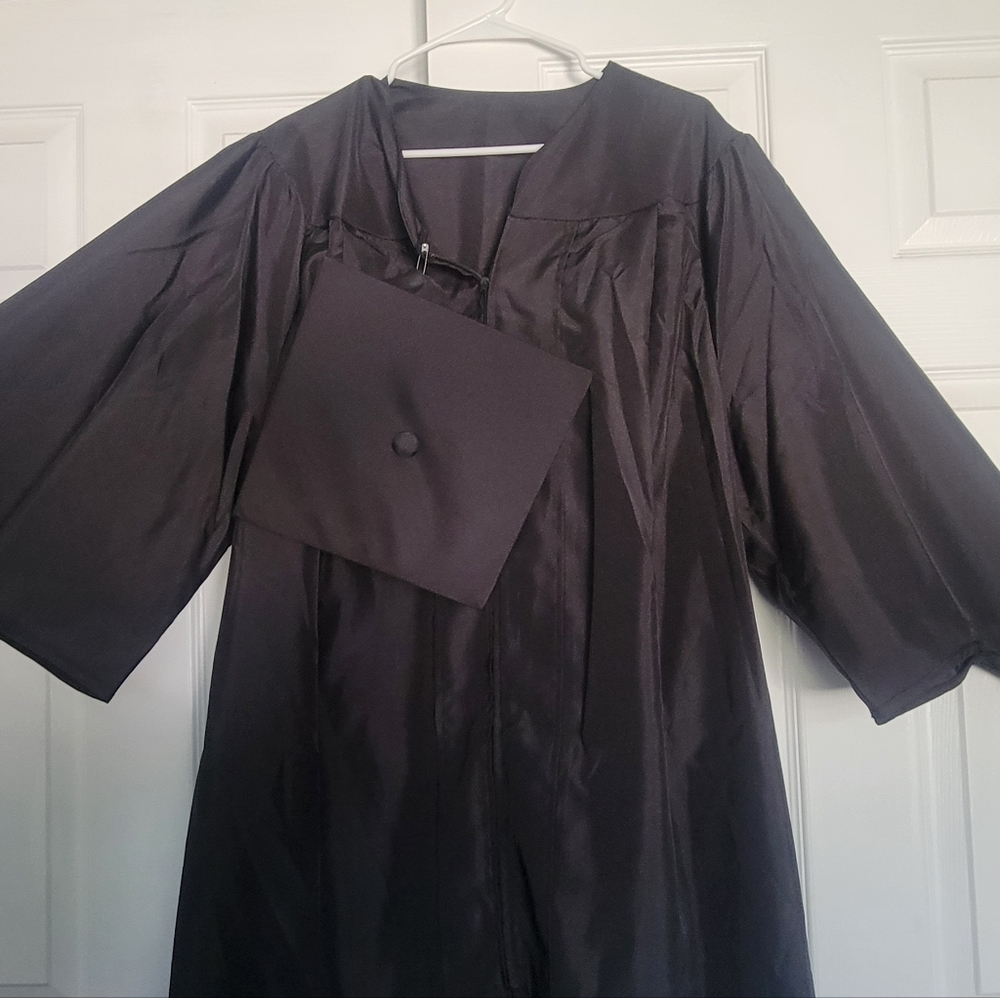 Black Masters Gown and Cap